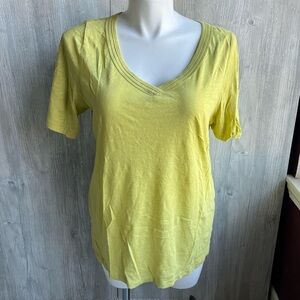 NWT lane Bryant deep vneck tee 100% cotton tee size 18/20